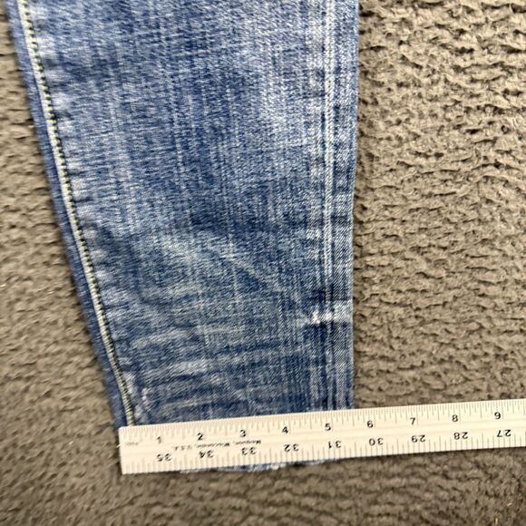 PRPS Jeans Mens 32x34 Blue Cayenne Super Skinny Fit Stretch Distressed Whiskered - Picture 16 of 16